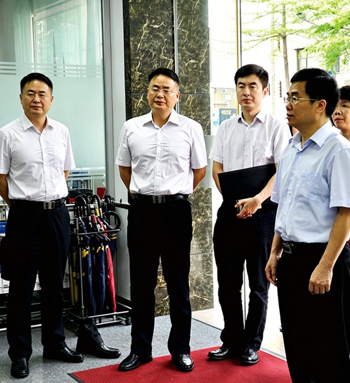 省经信委生成服务处谭处来访